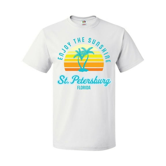 Inktastic Summer Enjoy the Sunshine St. Petersburg Florida in Blue T-Shirt