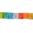 thumbnail image 3 of Tibetan Prayer Flag, Himalayan Lungta Windhorse Hanging Banner on a String for Decoration; by Mudra Crafts; Green Tara, 3 of 6