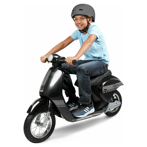 Hyper Toys 24V Retro Scooter, Powered Ride-on with Easy
