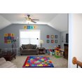 thumbnail image 2 of Tapis rectangle amusant pour enfant multiplication multicolore nylon, 2 of 2