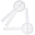 thumbnail image 3 of 2Pcs Angle Ruler Goniometer Ruler Transparent Angle Ruler Measuring Portable Goniometer Ruler, 3 of 8