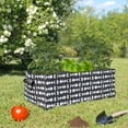 thumbnail image 6 of Esterno Giant Rectangular Grow Bag (30-Gallon); 3-Section Large Decorative Fabric Raised Bed Planter, 3 x 1.3 x 1 Foot, 6 of 9