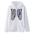 thumbnail image 3 of Aayomet Zip Up Sweatshirt Womens Zip Hoodie Letters Sweatshirt Jacket with Pockets Cute Sweatshirts White,S-L, 3 of 3