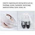 thumbnail image 5 of Uxcell Non-Woven Fabric Handbag Dust Cover Drawstring Bag 15.7 inch for Handbags Purses White 10 Pack, 5 of 5