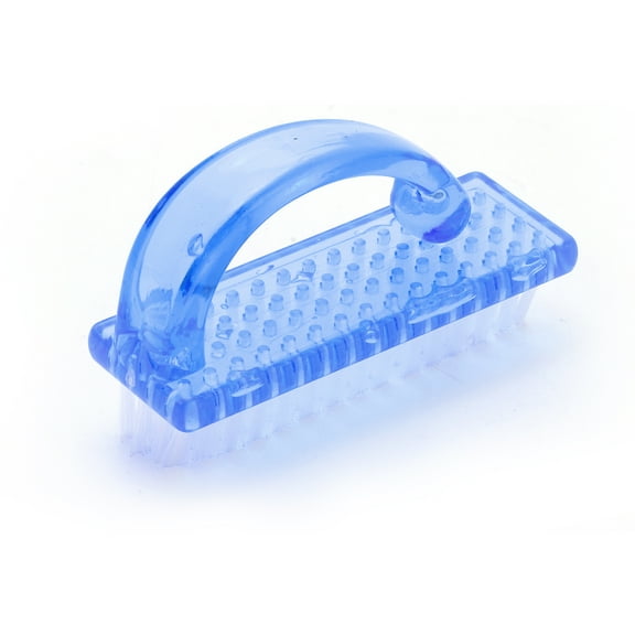 Unique Bargains 1 Pc Durable Nail Cleaning Brush for Cleaning Fingernails 2.95"x1.85" Blue