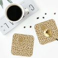 thumbnail image 5 of Disketp Gold Drops Funny Coasters,6 Pcs Leather Coasters With Holder, Perfect Housewarming Hostess Gifts,Protect Furniture From Water Marks Scratch And Damage, 5 of 9