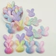 thumbnail image 6 of Eespoir Glitter Bunny Head, DIY Craft Embellishments, Easter Decoration Set, Craft Project Supplies, Holiday Ornament Making, Sparkling Decorations(A), 6 of 8