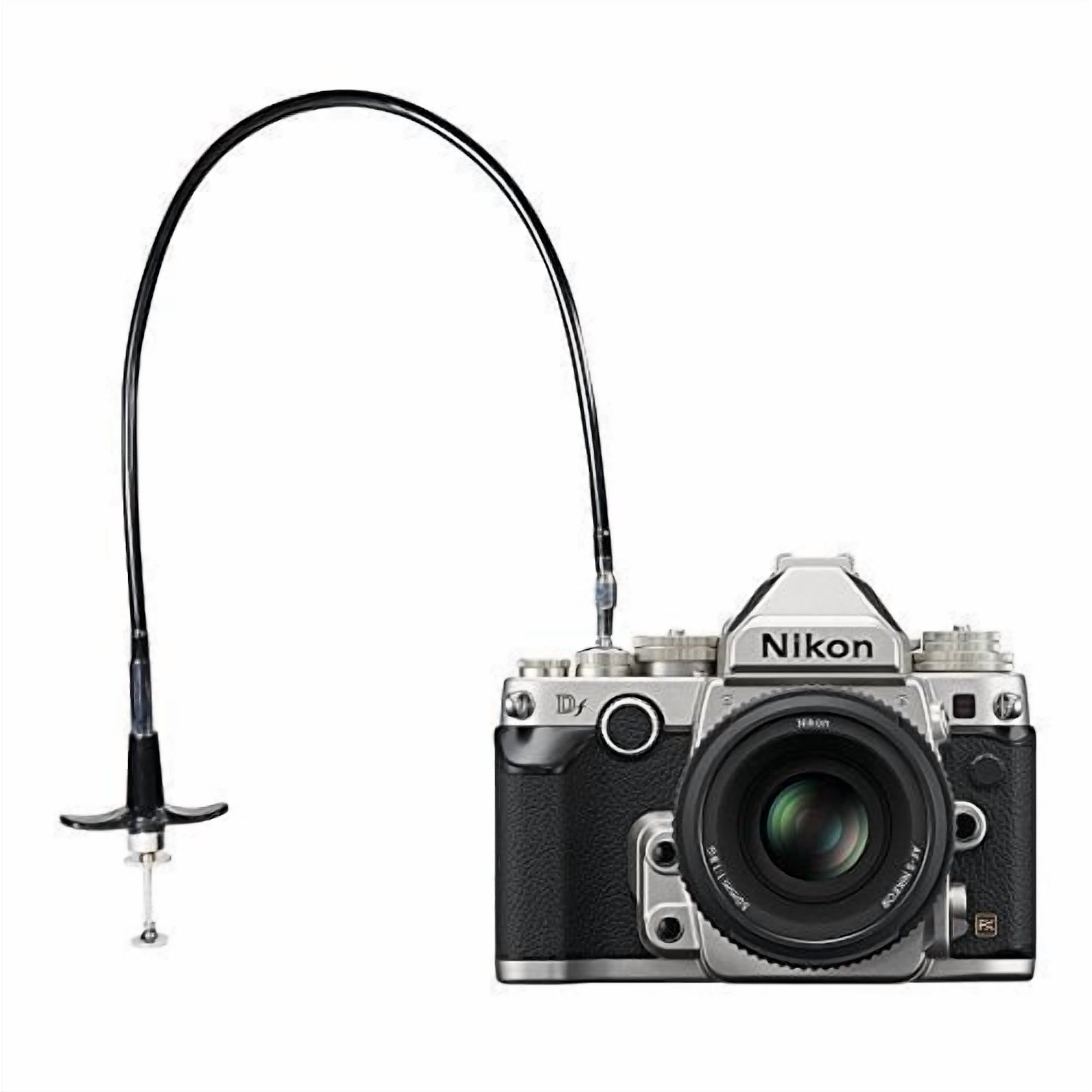 Foto&Tech 40cm Mechanical Shutter Release Cable w/ Bulb-Lock for Nikon Df/ F80/ F4/ FM2/ F3 / FE/ FM3a Fujifilm X-Pro2 / X10 / X100 / X-PRO1 / X-E1/ DF-1 Leica M6 / M8 / AE-1 Minolta SRT-200