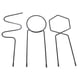 thumbnail image 1 of Enrejado de jardín, 3 piezas de enrejado de hierro para plantas, estacas de soporte para plantas, enrejado para plantas de interior, diseño exquisito, 1 of 12
