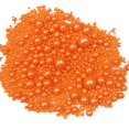 Sentovac Orange Pearl Sprinkles Edible Sugar for Cake Decorating Fancy
