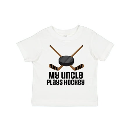 

Inktastic Uncle Plays Hockey Nephew Gift Boys or Girls Toddler T-Shirt