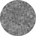 thumbnail image 1 of Ahgly Company Machine Washable Indoor Round Transitional Ash Gray Area Rugs, 3' Round, 1 of 7
