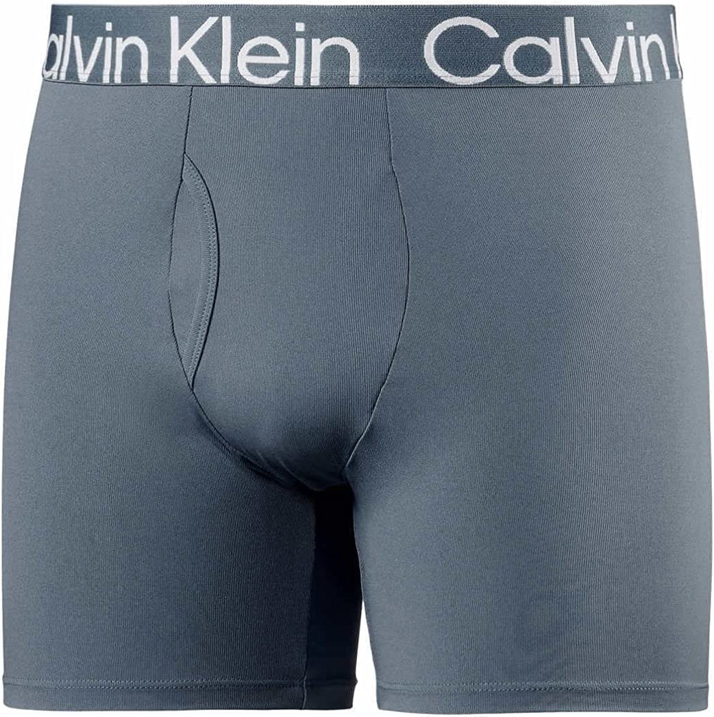 Calvin Klein Mens 3 Pack Micro Rib Boxer Brief (Shoreline Calvin Klein Mens 3 Pack Micro Rib Boxer Brief (Shoreline