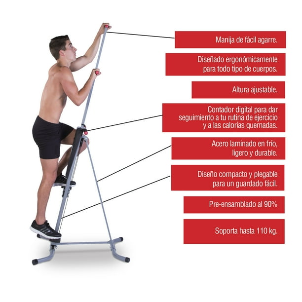 Maxiclimber Vertical Escaladora para ejercitarte en casa Maxiclimber Vertical