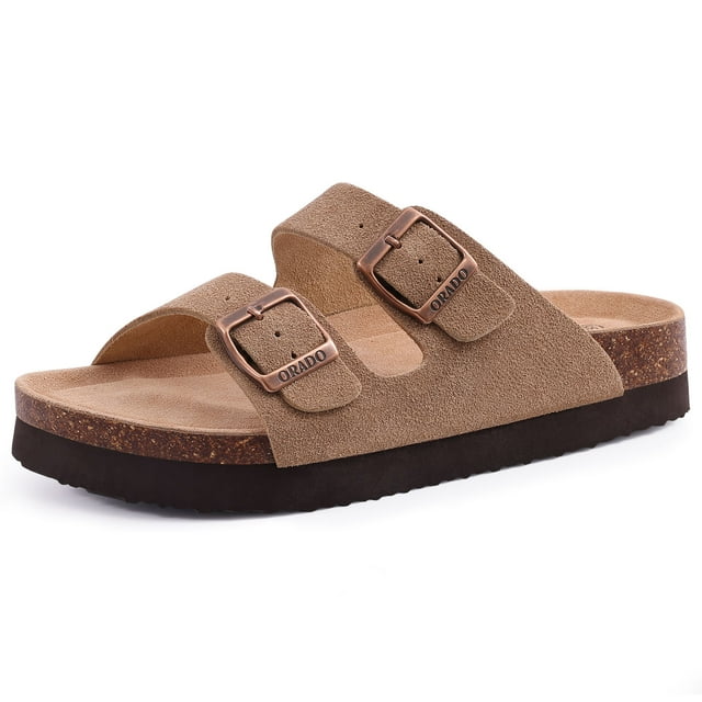 Sabots en Liège pour Hommes d'Été Smile Pop, Pantoufles de Mode pour Hommes, Sandales de Plage Antidérapantes pour Hommes, Mule Classique pour Hommes avec Boucle Réglable tzw