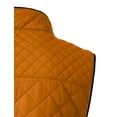 thumbnail image 6 of NE PEOPLE Women’s Quilted Vest – Lightweight Sleeveless Full Zip Up Casual Stand Collar Padding Gilet Jacket with Pockets NEWV40 Dark Mustard 3XL, 6 of 7