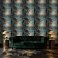 thumbnail image 3 of Boho Peel and Stick Wallpaper Magical Woodland Path Golden Light Misty Glow Wall Mural 17.7in x 9.8ft Self Adhesive Removable Wall Paper Renter Friendly Wallpaper for Nursery Bedroom Cabinets, 3 of 8