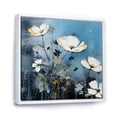 thumbnail image 2 of Designart "Pale Azure Buttercups Simplicity III" Buttercups Floater Framed Wall Art Living Room, 2 of 5