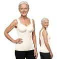 thumbnail image 2 of Built In Bra Tank Tops For Women Elderly U Neck Shapewear High-Stretch Slimming Shapewear, Comfortable Bra Tanktop, 2 of 6