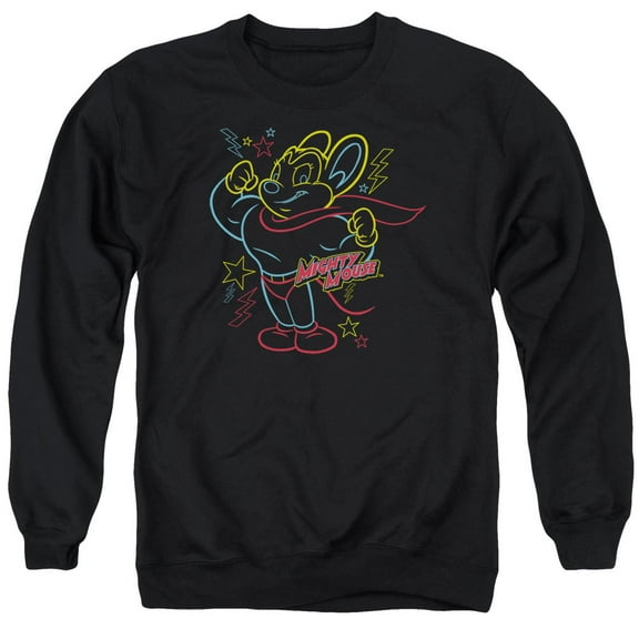 Mighty Mouse - Neon Hero - Crewneck Sweatshirt - Medium