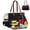 Beige-black-brown, variant on LOVEVOOK Lunch Bag, Tote Bag for Women with Insulated Lunch Compartment, Laptop Bag with Large Capacity & Cup Holder, Work Tote for Teacher, Nurse, Travel, College, Daily, 15.6 Inch