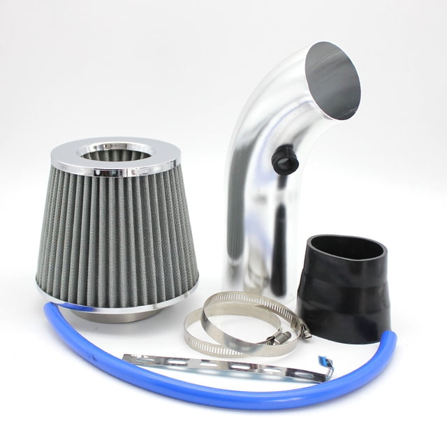 Kit de modificación de tubo de admisión de aleación de aluminio para automóvil de 3 pulgadas, filtro de aire de 76 mm, cabezal de hongo de filtro universal