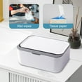 thumbnail image 6 of Baby Wipes Storage Box Dustproof Mask Storage Organizer with Lid Seal Rectangle for Home Bathroom, 6 of 8