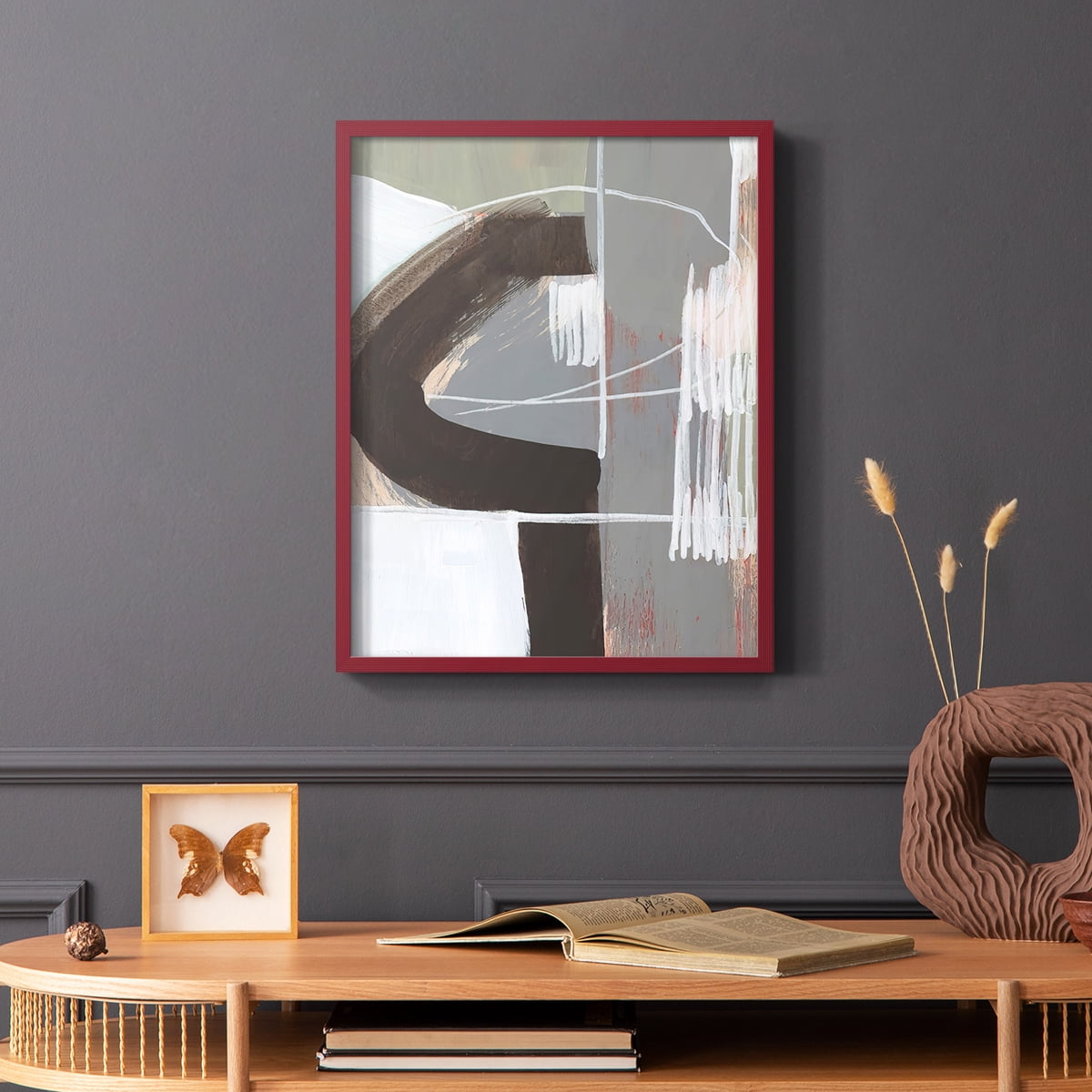 Arching Neutrals IV in Paper Solid Wood 8 x 10 Framed Print