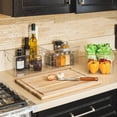 thumbnail image 4 of Sorbus Contenedores de Almacenamiento de Plástico Transparente (Paquete de 2): Organizadores Grandes para la Cocina, la Despensa, el Gabinete, el Refrigerador y el Refrigerador., 4 of 8