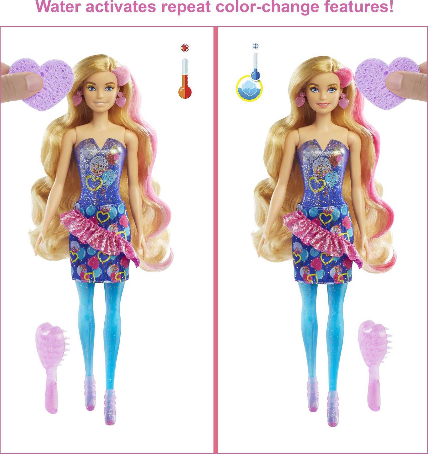 Barbie Color Reveal Party Series Fashion Doll & Accessories, 7 Surprises (Styles May Vary) - image 5 of 7