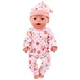 thumbnail image 5 of AmaMary  Baby Doll Clothes 18 Inch Reborn Doll Clothing Accessories Jumpsuit with Hat Shower Game Gift, 5 of 6