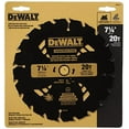 thumbnail image 2 of DeWalt SERIES 20 7 1/4 20T CIRCULAR SAW BLADE, 2 of 6