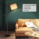 thumbnail image 5 of Lámpara de pie ROTTOGOON Rottogoon LED 9W Beige Lampshade, 5 of 7