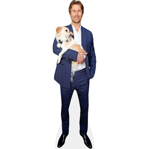 Glen Powell (Dog) Mini Size Cutout. Standee.