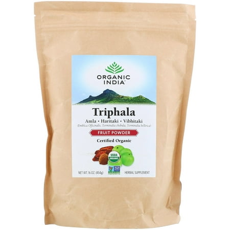 Organic India Bulk Herb Triphala Powder, 1 Lb (Best Triphala Brand In India)