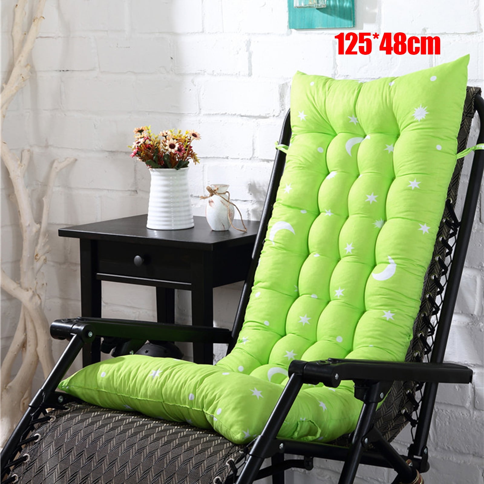 Long Cushion Recliner Rocking Chair Cushion Thick Seat Cushion Rattan ...