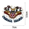 thumbnail image 2 of AUQ 12Pcs Iron on Patches,Repair Clothing Damage Animal Embroidery Decal,Widely Applicable Cartoon Patch,Color5, 2 of 4