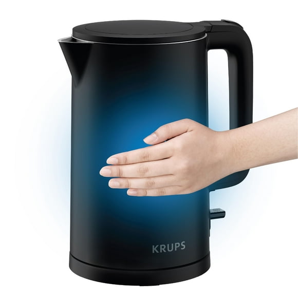 Hervidor eléctrico KRUPS 1.5L de acero inoxidable Cool Touch
