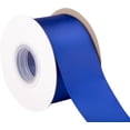 thumbnail image 4 of GFDYREE 2" Inch Double Faced Satin Ribbon Cobalt Solid Polyester Craft Ribbon - 25 Yards Perfect for Gift Wrapping, Crafts, Wreath, Wedding Party Ceremony Decoration, Floral Arrangement, Sew, 4 of 7