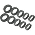 thumbnail image 1 of Silicone Rolling Pin Guide Rings, 5-Piece Set for Even Dough Rolling, Baking Accessories for Fondant, Pizza, Cookies, Grey, 1 of 5