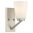 thumbnail image 2 of Nuvo Lighting 60/6241 Nome 1 Light 4-3/4" Wide Bathroom Sconce - Nickel, 2 of 2