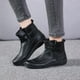 thumbnail image 1 of Xihbxyly Botas Casuales con Cordones, Punta Redonda Cómoda, Cremallera Lateral Práctica, Elegantes Colores Sólidos, Perfectas para Una Cita de Trabajo o Fiesta, Calzado de Moda para Mujer, Un Básico, 1 of 5