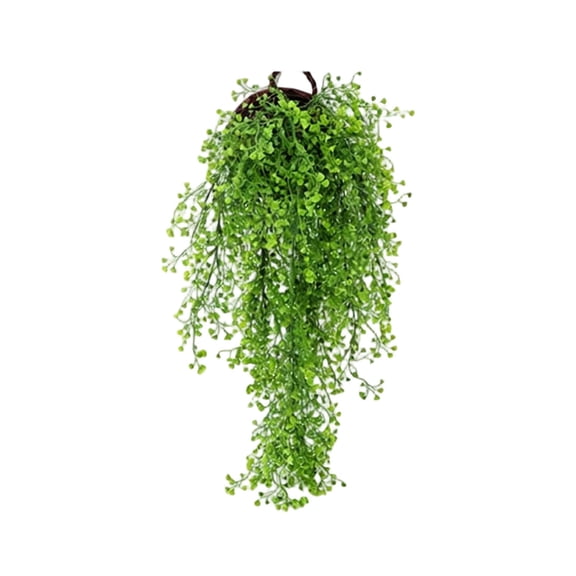 Artificial Hanging Vines Deep Green 3 Pack For Outdoor Patio Garden Home Wall Porch Balcony Decor