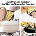 thumbnail image 7 of Pofeuu Light Yellow Plaid Sunflower Print Thickened Mini Silicone Oven Mitts Heat Resistant, Rubber Oven Mitt Gloves, Finger Pinch Grips, Pot Holder, Silicone Potholder, 7 of 7