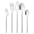 thumbnail image 1 of Chendee 5Pcs Dinnerware Set Spoon Fork Cutlery Set Flatware Stainless Steel Hanging,Sliver, 1 of 9