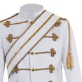 thumbnail image 4 of Jackets for Men, Royal Court Prince Costume Breasted Suit Gild Blazer Jacket Nightclub Bar Dress, 4 of 5