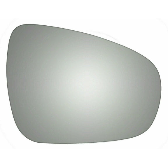 Convex Passenger Side Replacement Mirror Glass for 2011-2017 Lexus Ct200h W/O Baking Plate