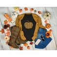 thumbnail image 2 of Tstars Womens Leopard Halloween Pumpkin Gifts for Her Graphic T Shirt Orange L, 2 of 7