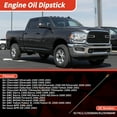thumbnail image 2 of Varilla de aceite Unique Bargains No.917411/12558684 para Chevrolet Silverado 1500 99-01 – Medidor de nivel de fluido de precisión en amarillo 1 Pc, 2 of 6