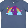 thumbnail image 4 of Inktastic 4th Birthday Rainbow Girls Toddler T-Shirt, 4 of 5